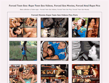 Tablet Screenshot of forced-teen-sex.com